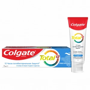 Colgate - Зубная паста Total 12 Профессиональная чистка 75мл 