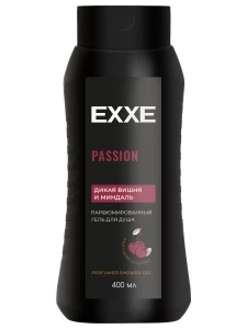 EXXE - Парфюмированный Гель для душа Passion Дикая вишня и миндаль 400мл