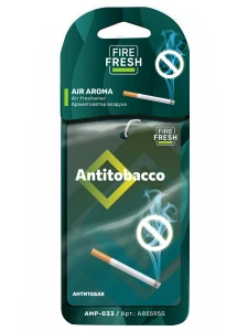 Fire Fresh - Ароматизатор картонный Air Aroma AMP-033 Antitobacco/ Антитабак