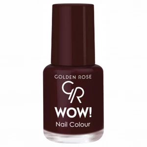 Golden Rose - Лак для ногтей WOW, тон 056 темно-бордовая эмаль
