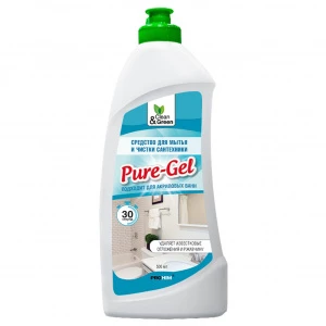 Clean&Green - Pure-Gel Средство для мытья и чистки сантехники 500мл кислотное