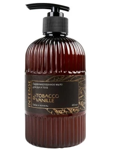 Clean&Green - Парфюмированное Жидкое мыло Intense Tobacco&vanilla Табак и ваниль 400мл дозатор