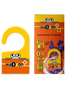 Nadzor - Пластины от моли с запахом лаванды 6шт 
