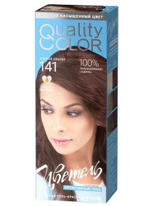 Estel - Quality Color Гель-краска для волос Цветель, тон 141 тёмный каштан