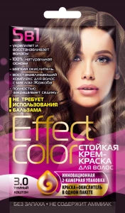 Fito косметик - Effect Color Крем-краска для волос, тон 3.0 темный каштан