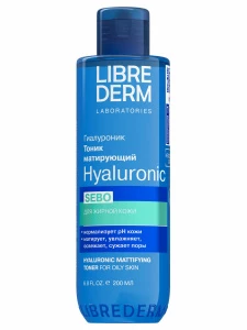 Librederm - Гиалуроновый Sebo Тоник матирующий для жирной кожи 200мл