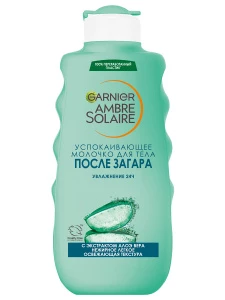 Garnier - Ambre Solaire Молочко после загара тающее, увлажнение 24ч, успокаивающее, нежирное, с алоэ вера 175мл