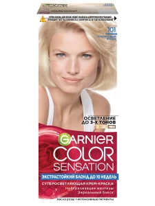 Garnier - Роскошь цвета Крем-краска для волос, тон 101 платиновый блонд