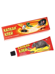 Капкан - Клей от грызунов 135г																								