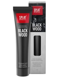 Splat - Special Зубная паста-гель отбеливающая Blackwood / Черное дерево 75мл