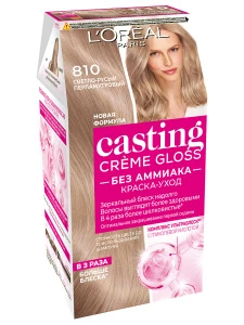 L'Oreal Paris - Casting Creme Gloss Краска-уход, тон 810 светло-русый перламутровый