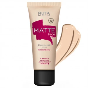 RUTA - Тональный крем матирующий Matte Face, тон 13 натуральный беж