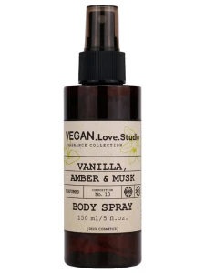 VEGAN.Love.Studio - Спрей для тела парфюмированный Vanilla, Amber, Musk 150мл