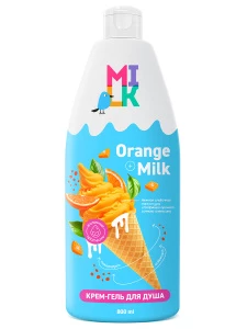 Milk  - Крем-гель для душа Молоко и апельсин 800мл
