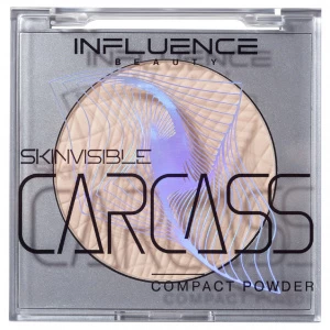 Influence Beauty - Пудра компактная Skinvisible Carcass, тон 01 бело-бежевый