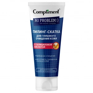 Compliment - No Problem Пилинг-скатка для глубокого очищения кожи с салициловой кислотой 80мл