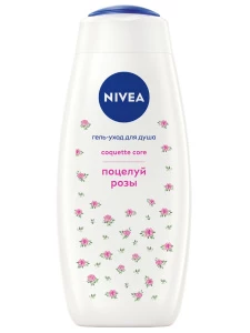 Nivea - Гель-уход для душа Coquette Core Поцелуй розы 500мл