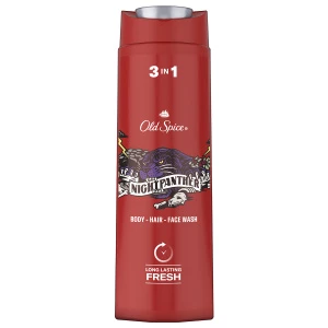 Old Spice - Гель для душа+шампунь 2в1 Nightpanther 400мл