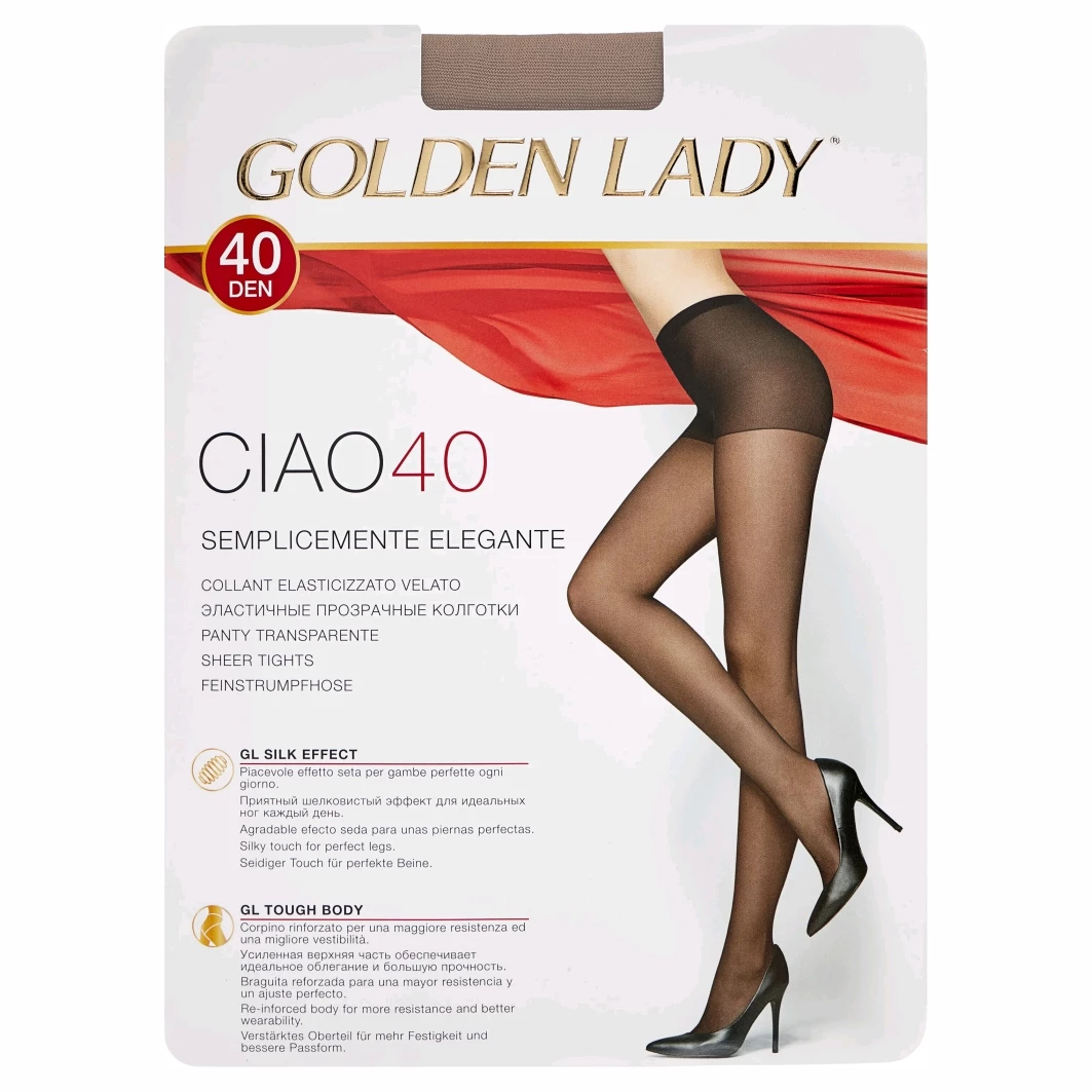 Golden Lady  - Колготки Ciao 40den, Playa телесный 2р