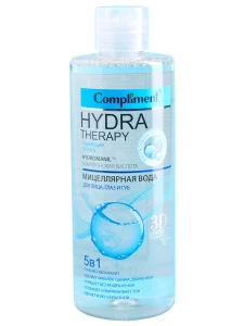 Compliment - Hydra Therapy Мицеллярная вода 5в1 для лица, глаз и губ 400мл