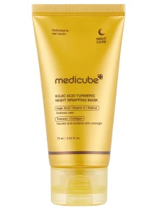 Medicube - Маска-пленка Ночная с куркумой и коллагеном Kojic Acid Turmeric Night Wrapping Mask 75мл