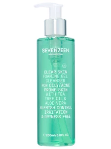 Seventeen - Clear Skin Foaming Gel Cleanser Очищающая Пенка-гель с маслом чайного дерева 200мл	