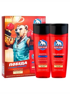 Delta Cosmetics - Подарочный набор мужской Man Zone Active Fresh (Гель для душа 250мл + Шампунь 250мл)