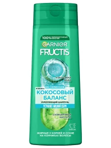 Garnier - Fructis Шампунь укрепляющий Кокосовый баланс 400мл