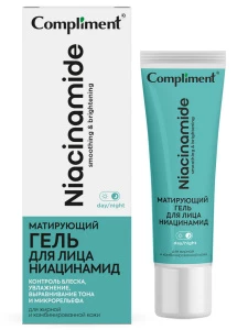 Compliment - Ниацинамид Гель для лица матирующий 50мл