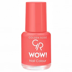 Golden Rose - Лак для ногтей WOW, тон 036 коралловый персик эмаль