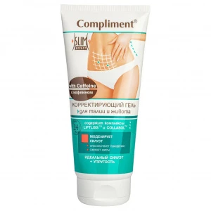 Compliment - Slim Корректирующий Гель для талии и живота с кофеином 200мл
