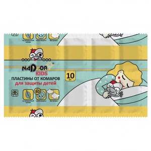 Nadzor - Kids Пластины от комаров для защиты детей 10шт без запаха