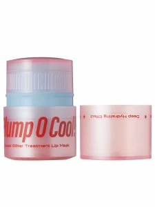 Parisa Cosmetics - Восстанавливающая Глиттер-маска для губ Glazed Glitter Treatment Lip Mask, тон 602 Frosty Blue