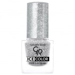 Golden Rose - Лак для ногтей Ice Color mini, тон 194 новогодний дождик