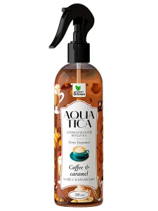 Clean&Green - Aquatica Ароматизатор воздуха Сoffee&Caramel/Кофе с карамелью 350мл триггер
