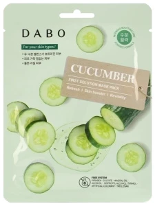 Dabo - Solution Тканевая маска с экстрактом огурца 23г
