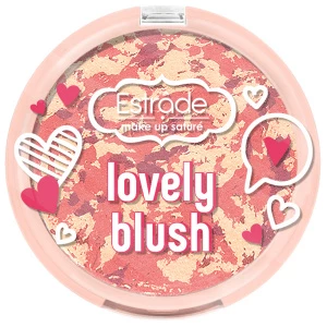 Estrade - Румяна компактные Lovely Blush, тон 203 насыщенный розовый