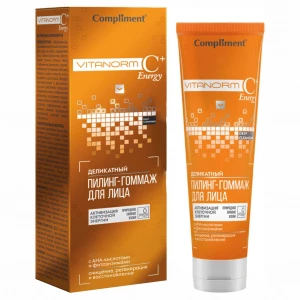 Compliment - Vitanorm C+Energy Деликатный Пилинг-гоммаж для лица 80мл