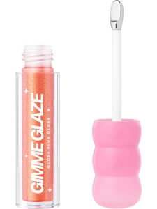 Love Generation - Блеск для губ Gimme Glaze, тон 02 sparkle syrup / прозрачный розовый с блестками