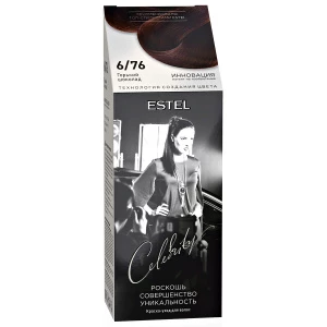 Estel - Celebrity Краска для волос, тон 6.76 горький шоколад 