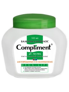 Compliment - Бальзам для поврежденных и ослабленных волос Mega-Life 500мл