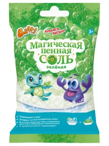 Baffy - Магическая пенная соль Зеленая 100г