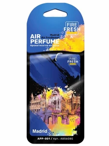 Fire Fresh - Ароматизатор картонный Air Perfume APP-001 Invictus Непокоренный/ Spain Madrid