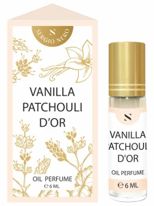 Sergio Nero - Духи масляные Ванильная пачули Vanilla Patchouli D'Or 6мл