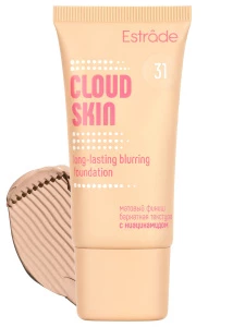Estrade - Тональный крем стойкий с блюр-эффектом Cloud Skin, тон 34 песочно-бежевый