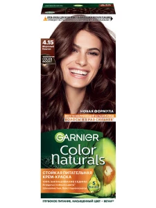 Garnier - Color Naturals Крем-краска, тон 4.15 Морозный каштан
