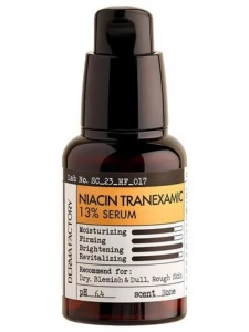 Derma Factory - Сыворотка выравнивающая Niacin Tranexamic 13% Serum 30мл