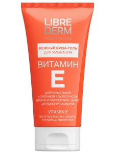 Librederm - Витамин Е Нежный Крем-гель для умывания для нормальной и склонной к сухости кожи 150мл