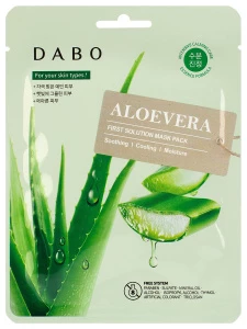 Dabo - Solution Тканевая маска с экстрактом алоэ 23г