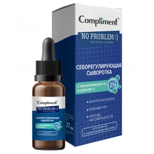 Compliment - No Problem Себорегулирующая Сыворотка с ниацинамидом и цинком 27мл